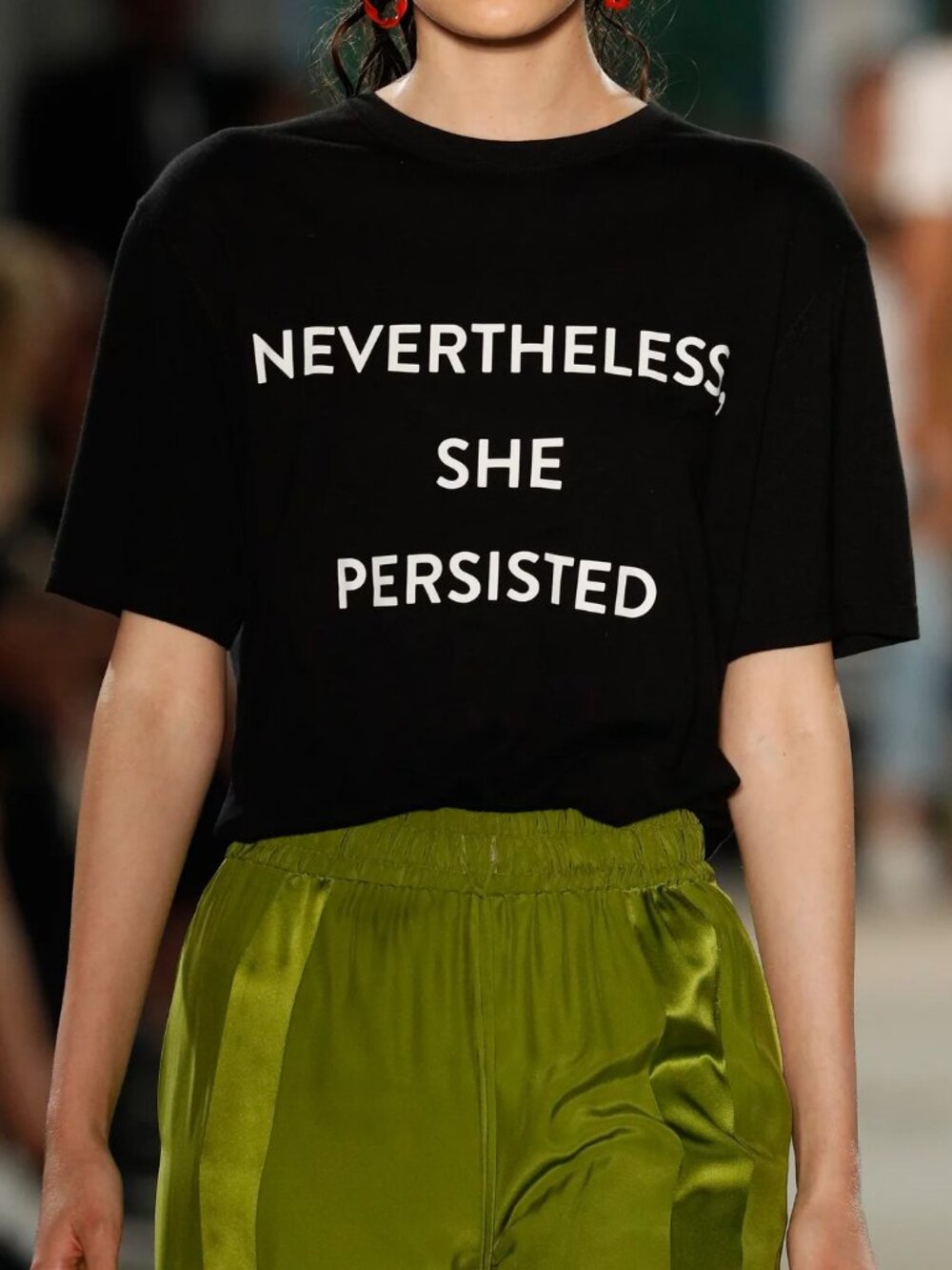Prabal Gurung 'Nevertheless, She Persisted' Black T-Shirt